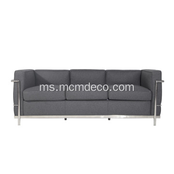 Le Corbusier LC2 Fabir 3 Seater Replica Sofa